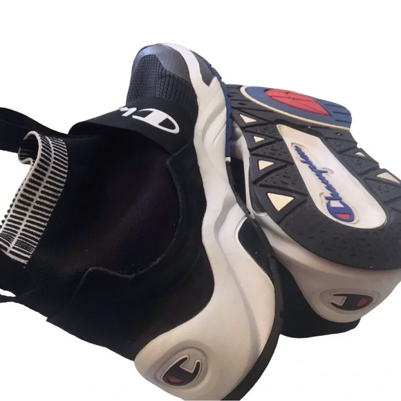 Champion Rally Pro Hi Top Shoes CM100018 Black Sz 11M - Picture 5 of 8